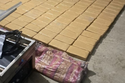 Este fue el material incautado durante un operativo de la Fiscalía.