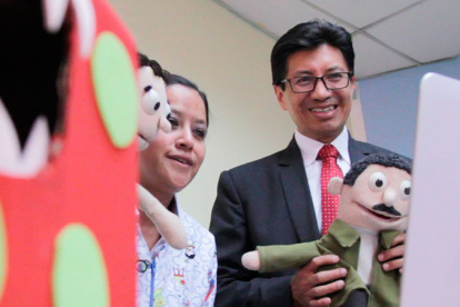 Diego Caiza es ingeniero en Sistemas y especialista en Tecnología para la Educación e Innovación; lleva 25 años en la docencia.