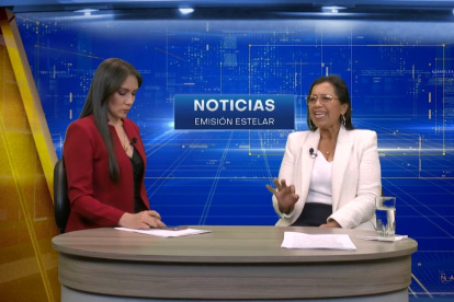 Entrevista. La presidenta de la Asamblea elige dónde dar la cara: prefiere su propia casa, la TV Legislativa.