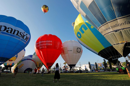 Imagen de archivo de un festival globos aerostáticos en Igualada (Barcelona).