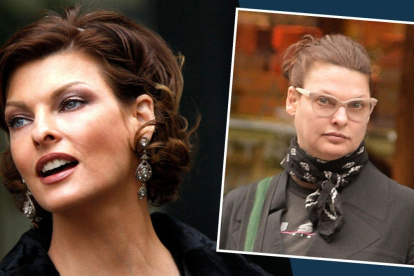 El antes y después de la exmodelo que prácticamente no sale de su casa.