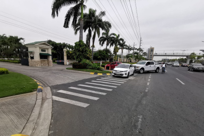 Diligencia. Pasadas las 08:00 en el sitio de la intervención ya no existía presencia de agentes de la Fiscalía o la Policía.