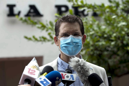 El gerente general del diario La Prensa de Nicaragua, Juan Lorenzo Holmann Chamorro. EFE /Jorge Torres