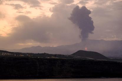 Octavo día de la erupción volcánica en La Palma.