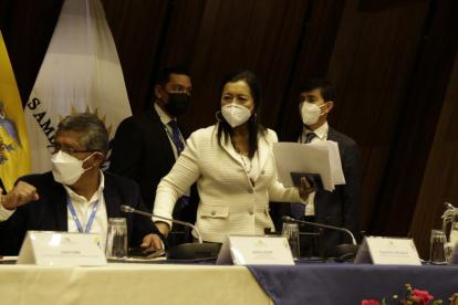 Asamblea. La presidenta Guadalupe Llori aseguró que las denuncias en su contra no tienen asidero.