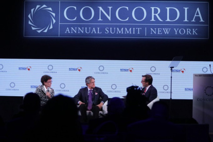 El primer mandatario, Guillermo Lasso, mantuvo reuniones con empresarios en Estados Unidos.