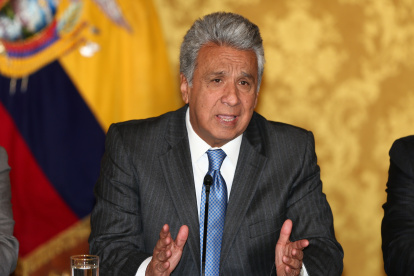 El expresidente de Ecuador Lenín Moreno, en una fotografía de archivo.
