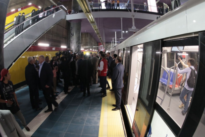 Operación. El sistema subterráneo de transporte permanece inconcluso.