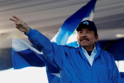 El presidente de Nicaragua, Daniel Ortega, trata de llegar al pueblo con su discurso de “mantener la paz” en los próximos comicios. Esteban Biba / EFE