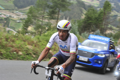 Jorge Montenegro fue protagonista en la quinta edición de la Vuelta a Nariño.