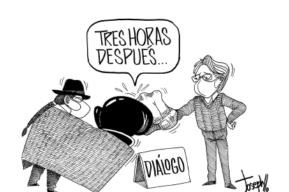 Cada quien en su esquina.