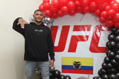 RUEDA DE PRENSA DEL ECUATORIANO MICHAEL MORALES EL NUEVO LUCHADOR DE UFC