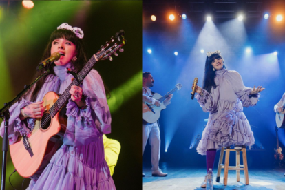 Mon Laferte en una de sus presentaciones en Estados Unidos.