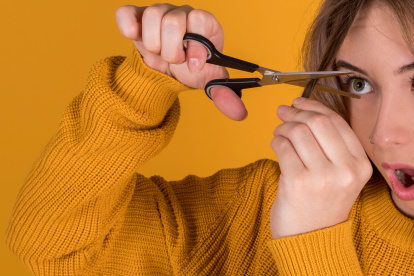 Mal corte de cerquillo.