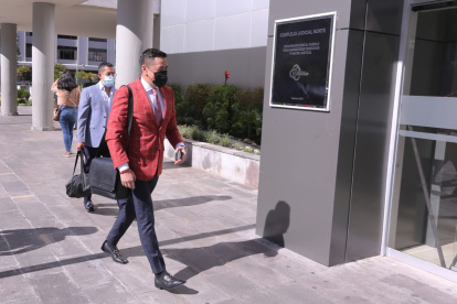 Jornada. Édgar Molina, uno de los defensores del exalcalde Yunda.