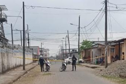 Esmeraldas. El Cuartel policial de San Lorenzo, en la frontera norte, fue atacado este sábado 8 de octubre de 2021.