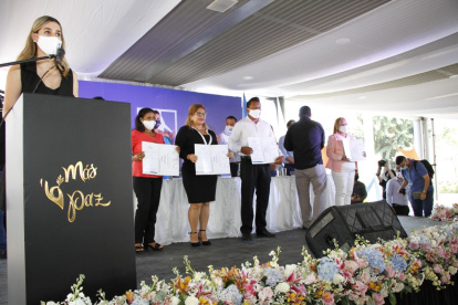 Los jueces de Paz fueron posesionados esta mañana, en Guayaquil.