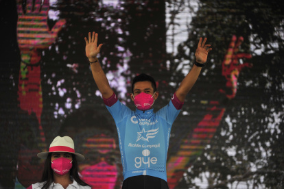 El carchense David Villarreal, del Movistar Team Ecuador, fue el ganador de la Clásica de Guayaquil.