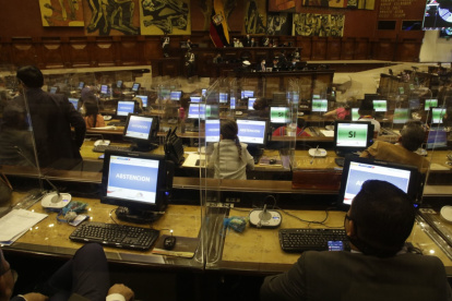 Pleno. La de este lunes fue la primera sesión completamente presencial desde que empezó la pandemia.