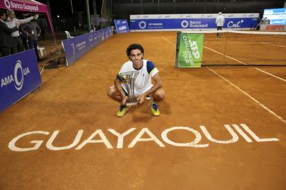 Juan Cerúndulo es uno de los favoritos del Challenger de Guayaquil tras haber conseguido ya el tpitulo.