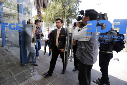 Patrocinio. Aníbal Quinde es el abogado del sentenciado Ricardo Rivera.