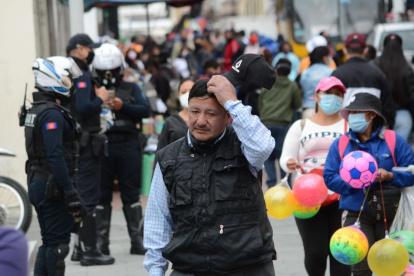 Preocupación. La inseguridad es un problema que inquieta a los ciudadanos de la capital ecuatoriana.