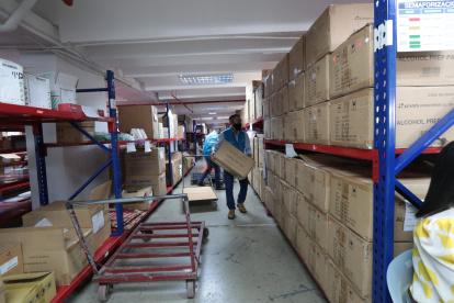 Entrega. La dotación de insumos inició el pasado 10 de septiembre.