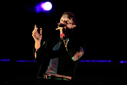 El vocalista de la banda británica Coldplay, Chris Martin, en una fotografía de archivo.