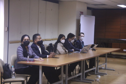 Diligencia. En la Corte Nacional de Justicia se anunció la resolución en el caso de la exlegisladora.