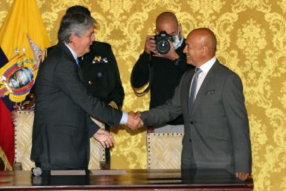 Acto. En el Palacio de Carondelet fue posesionado el nuevo funcionario.