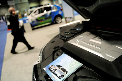 El motor de cero emisiones de Generals Motors, en una fotografía de archivo.