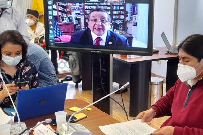 Constitucionalista. Alfonso Zambrano Pasquel, abogado de Rafael Correa en el Caso Sobornos, fue llamado a la comisión en calidad de experto.