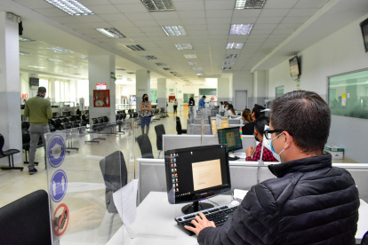 Una de las oficinas de la Agencia Nacional de Tránsito.