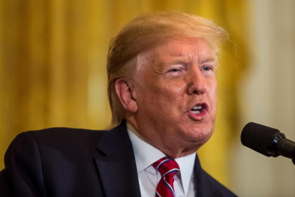 Imagen de archivo del expresidente de Estados Unidos Donald Trump.