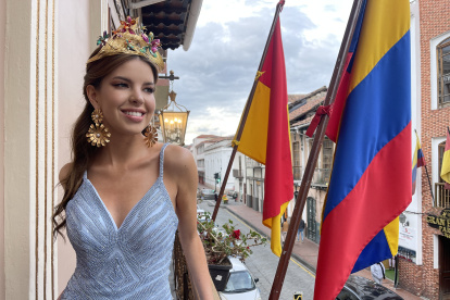 Tiene 20 años y estudia Comunicación Social. La elección se realizó en el Teatro Carlos Cueva Tamariz.