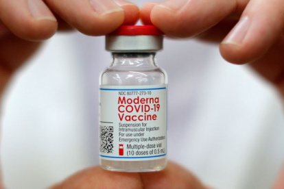 La vacuna de la farmacéutica Moderna.