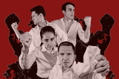 Algunos de los actores que participan en el proyecto de Julio Ortega.