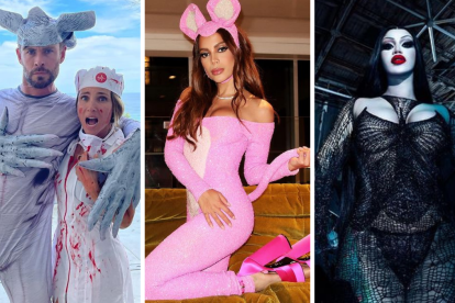 Famosos en Halloween.