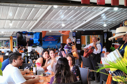 Además de la playa, en Manabí se disfrutó de la gastronomía de la zona.