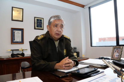 Autoridad. Geovanni Ponce es el director Nacional Antinarcóticos de la Policía.