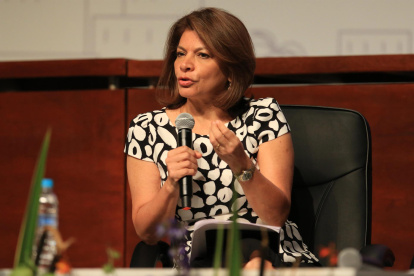 La expresidenta de Costa Rica Laura Chinchilla, en una fotografía de archivo.