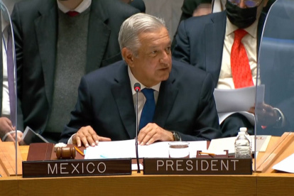 El presidente mexicano Andrés Manuel López Obrador