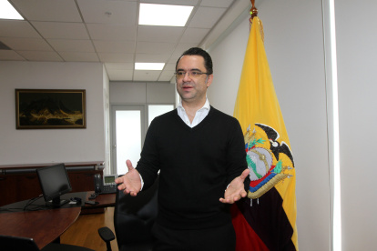 ENTREVISTA AL VICEMINISTRO DE ECONOMIA Y FINANZAS JOSE CASTILLO 10 DE NOVIEMBRE  DEL 2021 . Angelo Chamba. (ag-extra ag-expreso ag-quito)