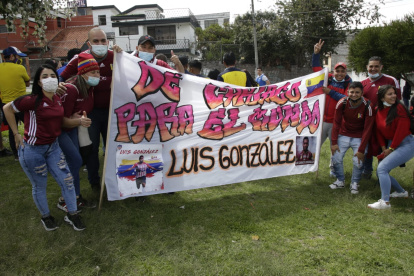 Los aficionados venezolanos fueron los más emocionados antes del partido por eliminatorias