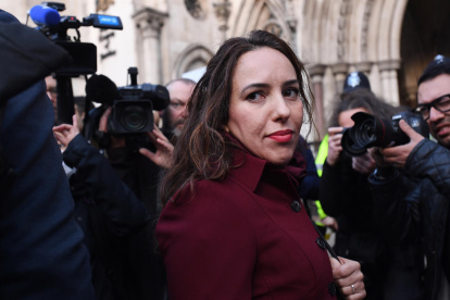 Imagen de archivo de Stella Moris, pareja del fundador de Wikileaks, Julian Assange.