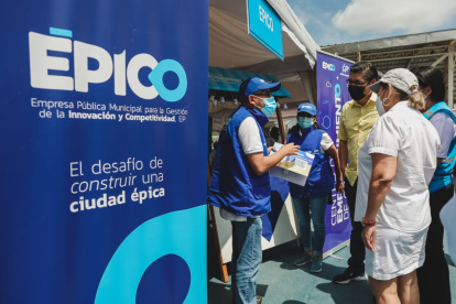 Trabajadores de Épico, una empresa pública creada en esta administración.