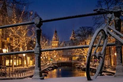 Así lucía Amsterdam vestida de fiesta durante las navidades antes de la pandemia