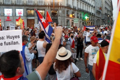 Las protestas en Madrid