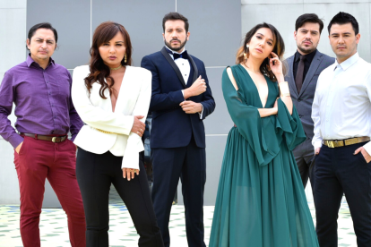 Orlando Herrera, Nataly Valencia, Jorge Ulloa, Carla Yépez, Julio Pañi y Raúl Santana.