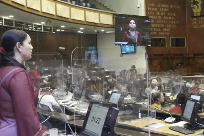 Mireya Pazmiño, de Pachakutik, dirige la Comisión de Régimen Económico con el respaldo del correísmo.